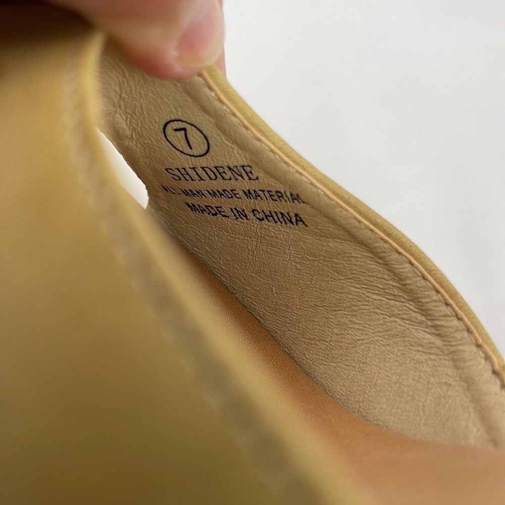 Bucco Shidene Sandal Wood Heels - Picture 10 of 10